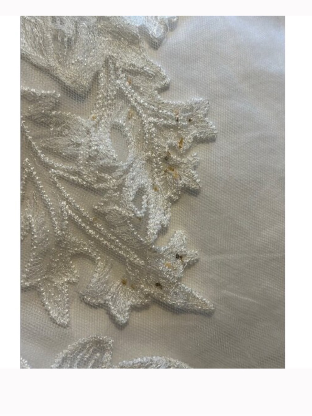 BHLDN Ivory Lace cathedral Bridal Veil - Picture 5 of 5